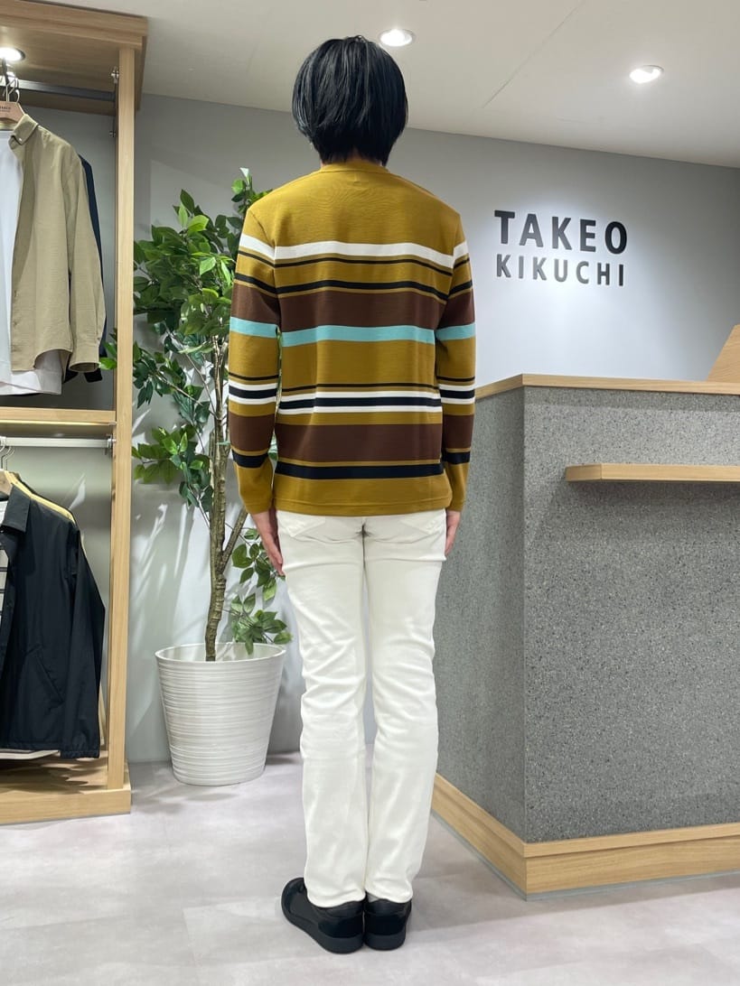 TAKE✳︎さんの「TAKEO KIKUCHI｜【Sサイズ～】ストレッチ デニム パンツ」を使ったコーディネート
