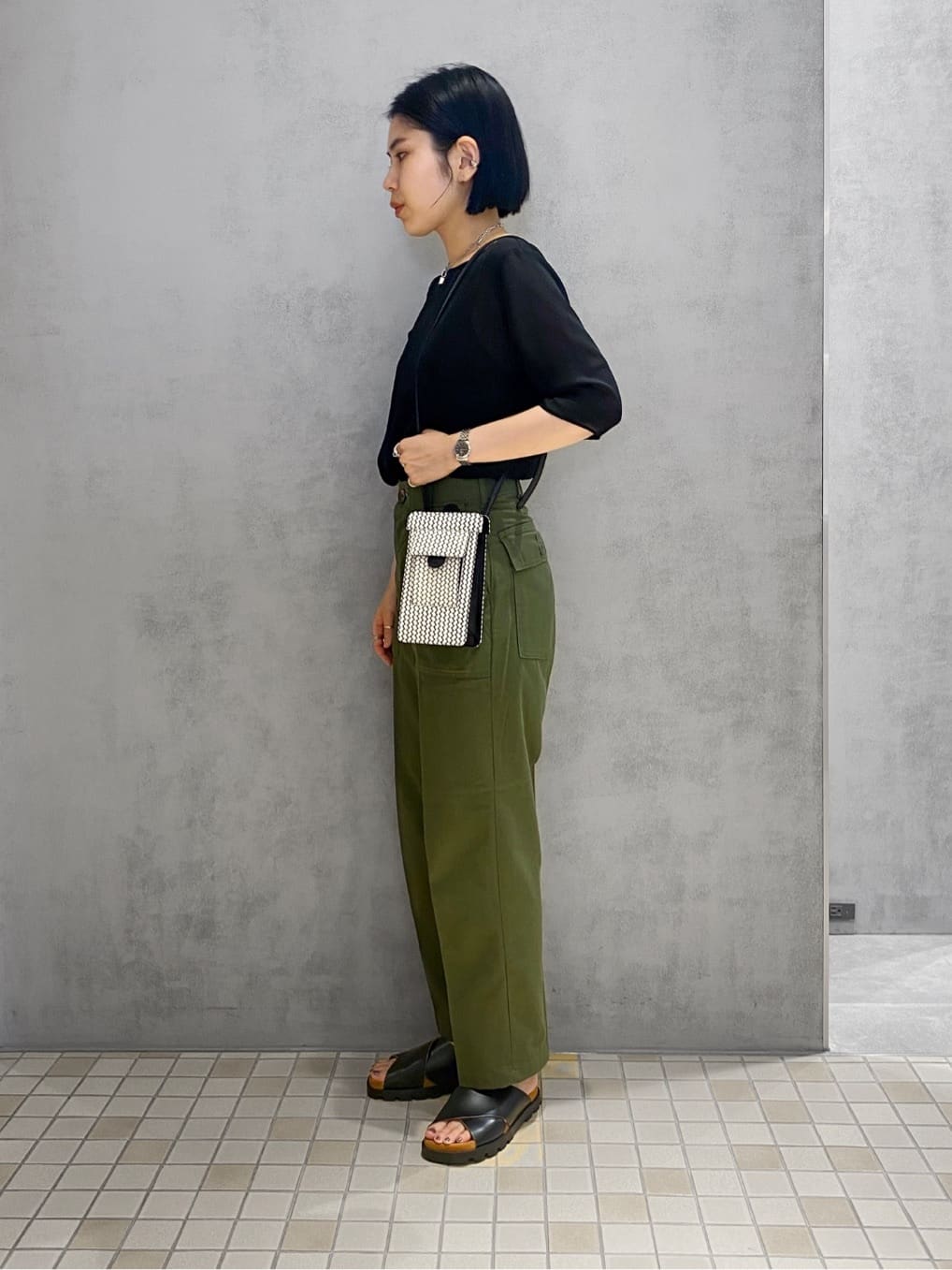 Uさんの「HIROKO HAYASHI｜PIATTI（ピアッティ）ミニ財布スリム」を使ったコーディネート