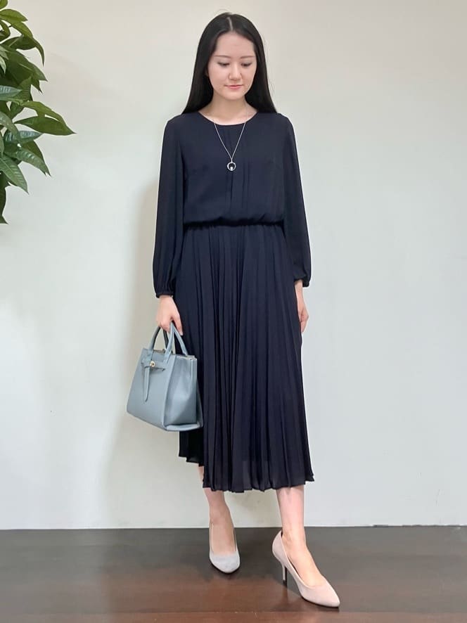 カレンさんの「UNTITLED｜【日本製／2WAY衿】スタンドカラー ロングコート」を使ったコーディネート