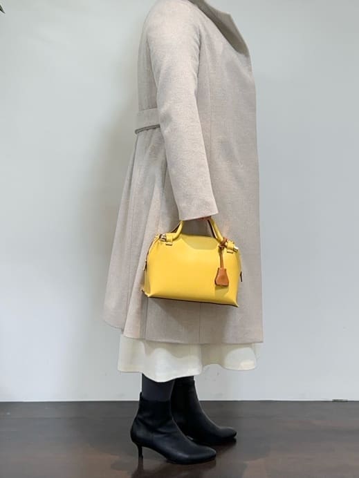 Asamiさんの「UNTITLED｜【日本製／2WAY衿】スタンドカラー ロングコート」を使ったコーディネート