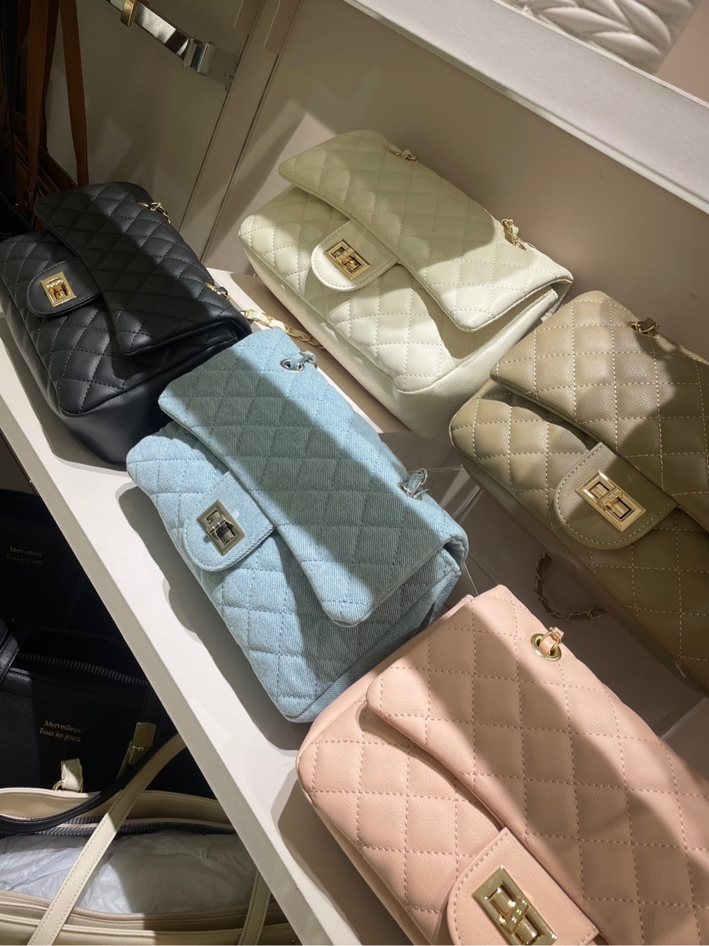 re__さんの「ESPERANZA｜キルト2WAYショルダーバッグ」を使ったコーディネート