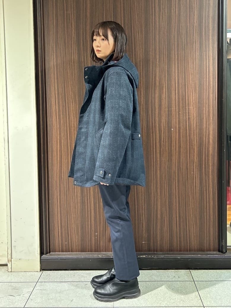 さやさんの「TAKEO KIKUCHI｜【全7サイズ&times;8色展開！】トップマルチヘリンボン パンツ」を使ったコーディネート
