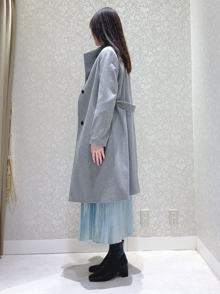 sechiさんの「UNTITLED｜【日本製／2WAY衿】スタンドカラー ロングコート」を使ったコーディネート