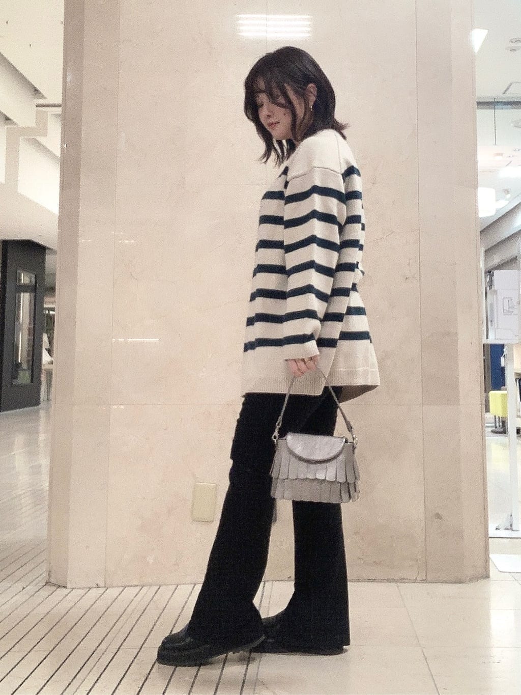 mさんの「HIROKO HAYASHI｜チェーン付長財布用 ロングチェーン」を使ったコーディネート