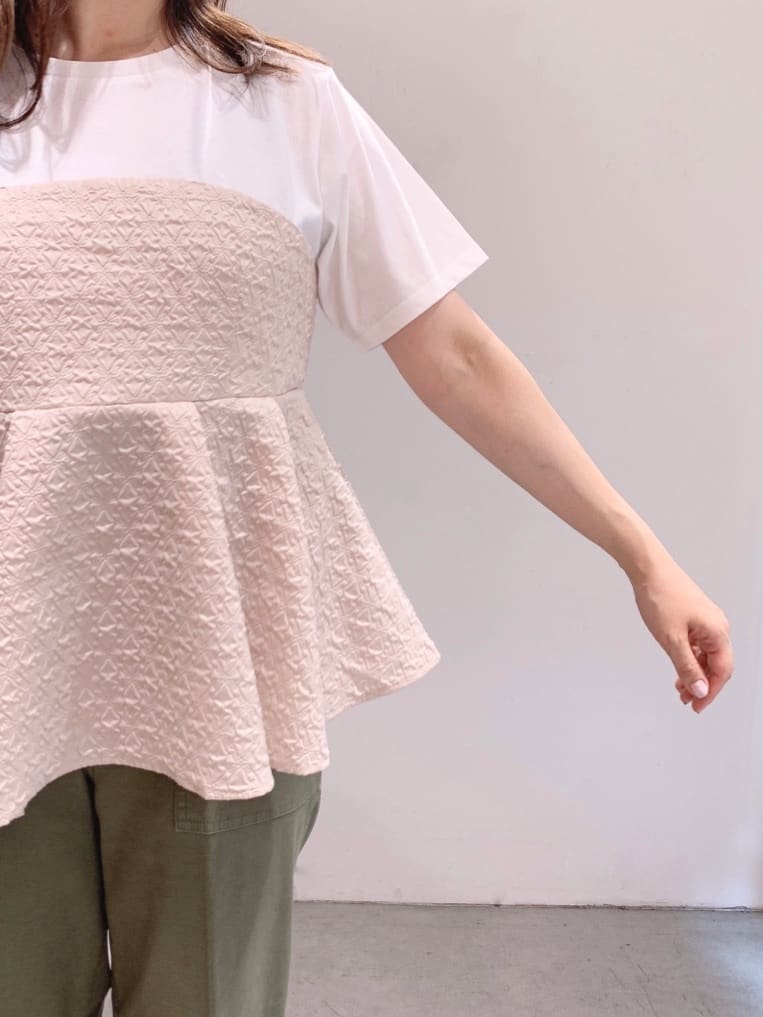 UDOさんの「OPAQUE.CLIP｜ストレッチベイカーパンツ／オーガニックコットン混【洗濯機洗い可／ストレッチ】」を使ったコーディネート