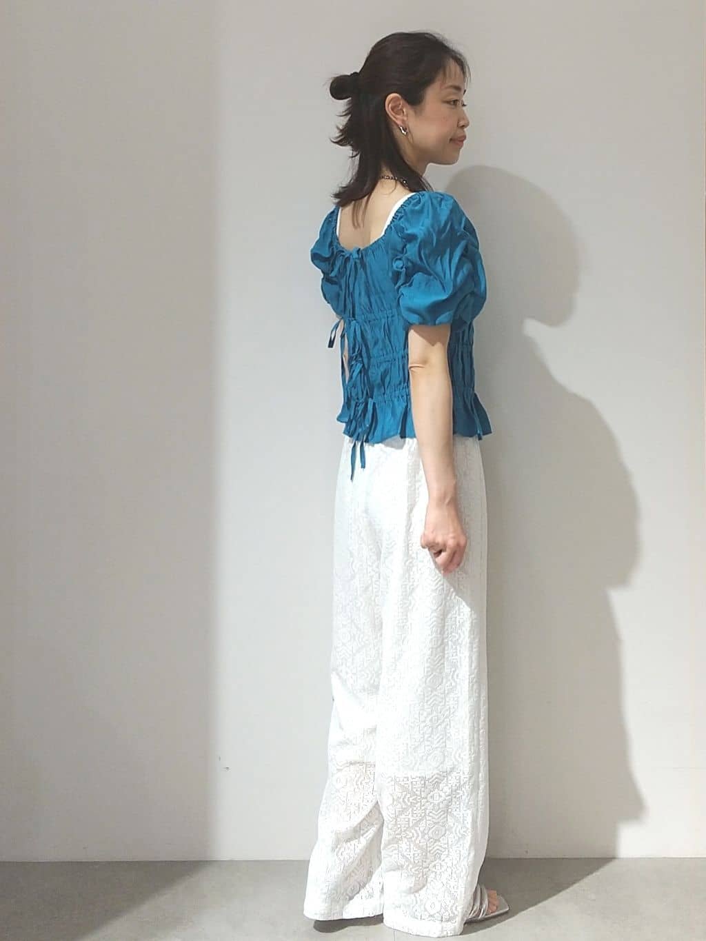 Matsuさんの「OPAQUE.CLIP｜ワイドストラップリブキャミソール【ストレッチ／洗濯機洗い可】」を使ったコーディネート