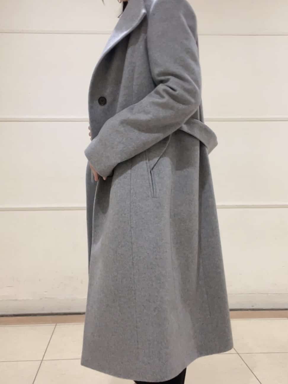 watanabeさんの「UNTITLED｜【日本製／2WAY衿】スタンドカラー ロングコート」を使ったコーディネート