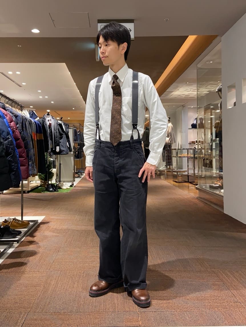 わいずみさんの「TAKEO KIKUCHI｜【Made in JAPAN】ブロード レギュラーカラー ドレスシャツ」を使ったコーディネート