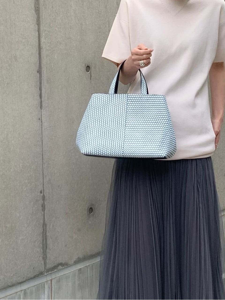 Kさんの「HIROKO HAYASHI｜OTTICA（オッティカ）ハンドトートバッグS」を使ったコーディネート