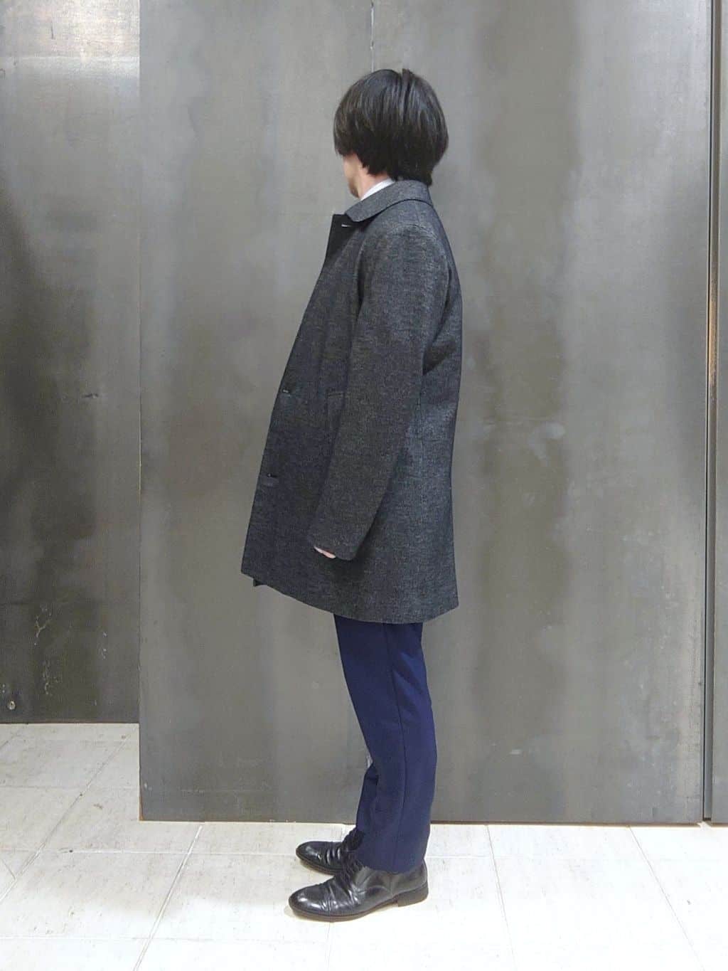 shiominさんの「TAKEO KIKUCHI｜【Three by Three】シャイニーシャークピンヘッド ベスト / 3ピース対応」を使ったコーディネート