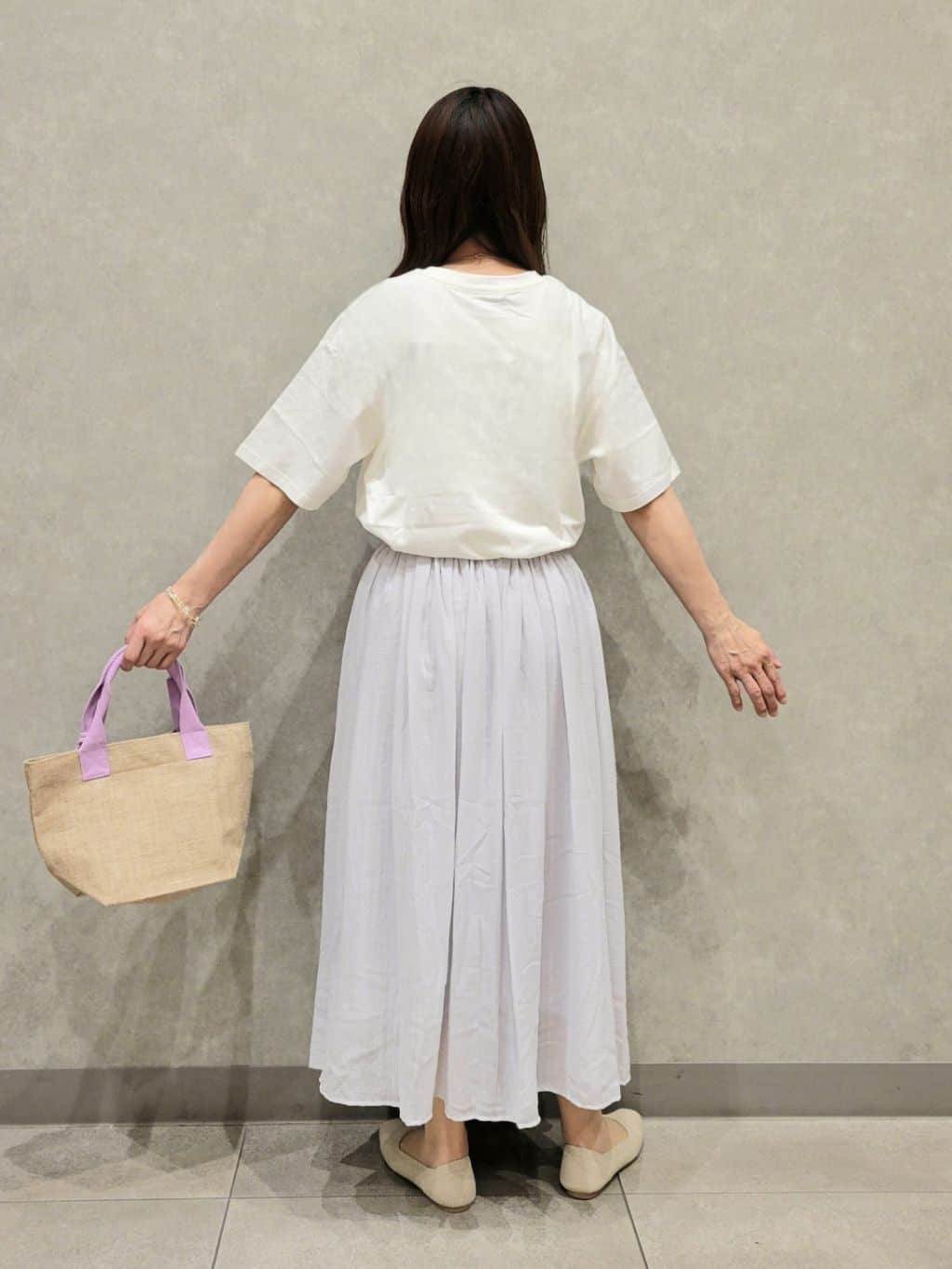 ユウさんの「SHOO･LA･RUE｜【長傘/晴雨兼用/because】遮光バイカラーパラソル」を使ったコーディネート