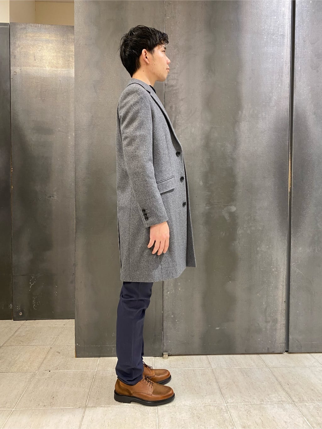 shoumaさんの「TAKEO KIKUCHI｜【全7サイズ&times;8色展開！】トップマルチヘリンボン パンツ」を使ったコーディネート