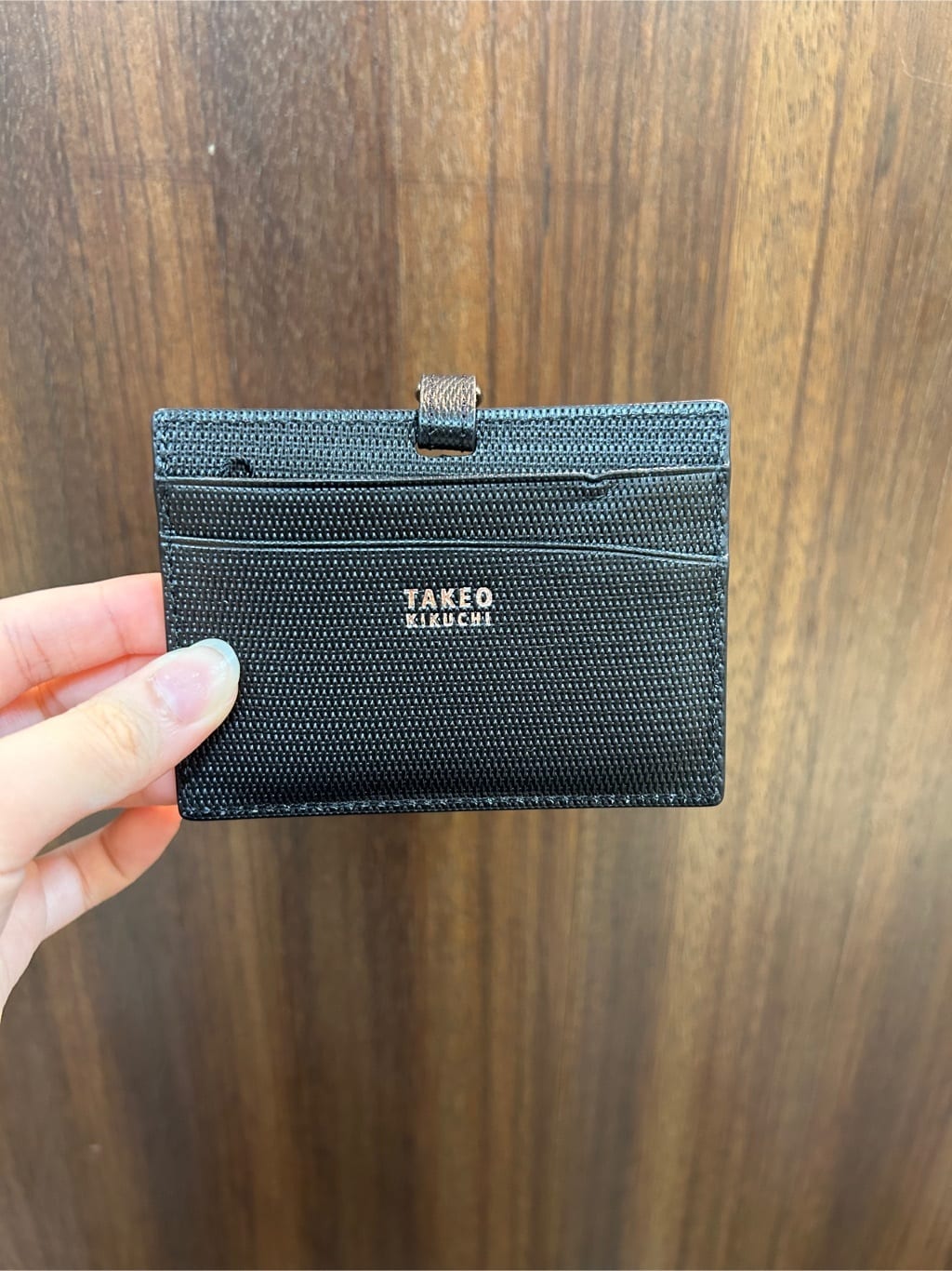 さりーちゃんさんの「TAKEO KIKUCHI｜【ソフト＆ナチュラル】ミニメッシュ レザー IDカードホルダー」を使ったコーディネート