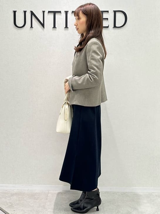 Miwaさんの「UNTITLED｜【日本製／2WAY衿】スタンドカラー ロングコート」を使ったコーディネート