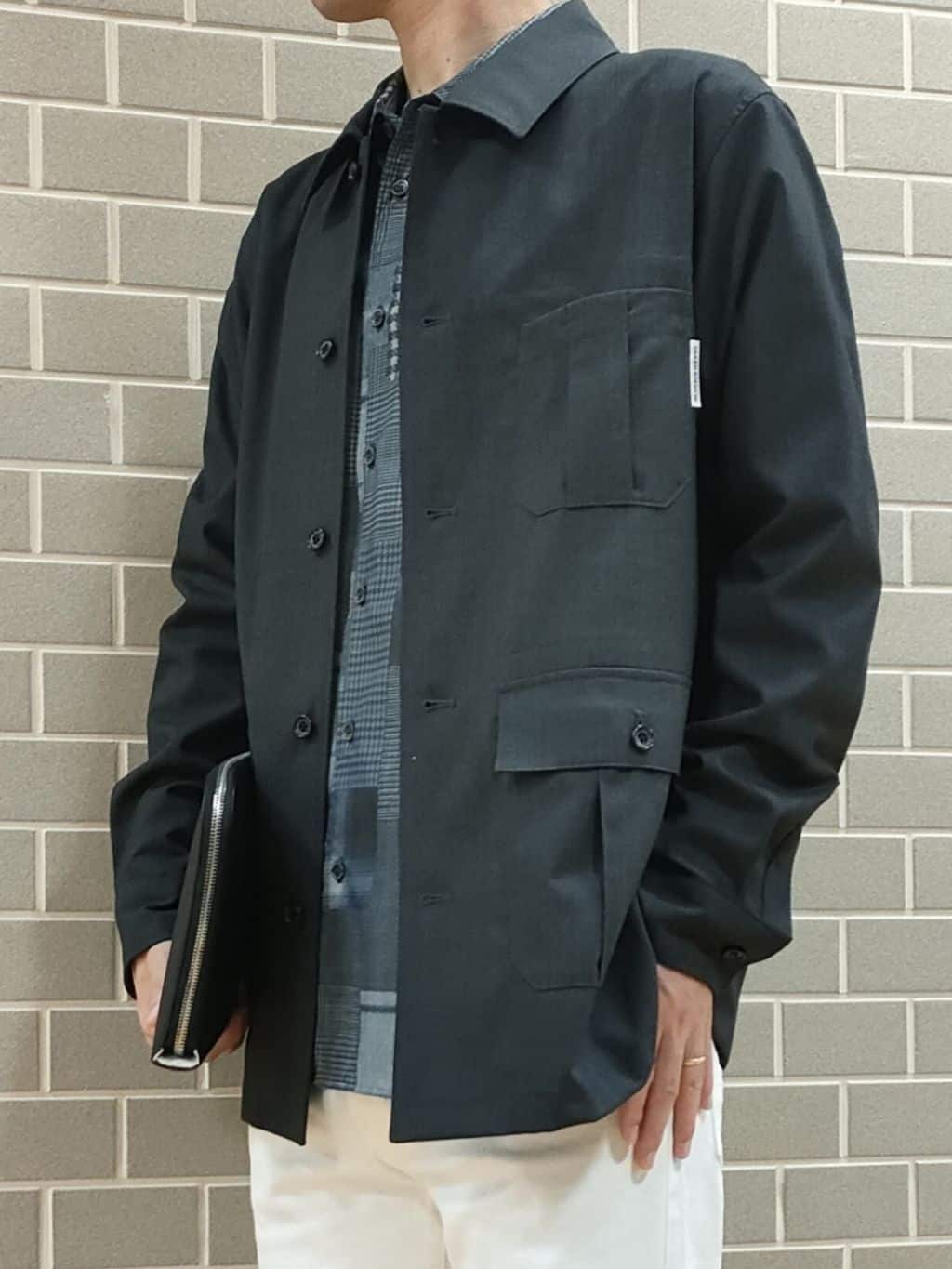 カニぞうさんの「TAKEO KIKUCHI｜【Sサイズ～】ストレッチ デニム パンツ」を使ったコーディネート