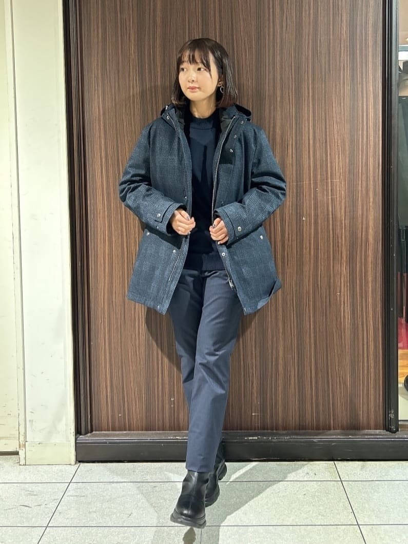 さやさんの「TAKEO KIKUCHI｜【全7サイズ&times;8色展開！】トップマルチヘリンボン パンツ」を使ったコーディネート