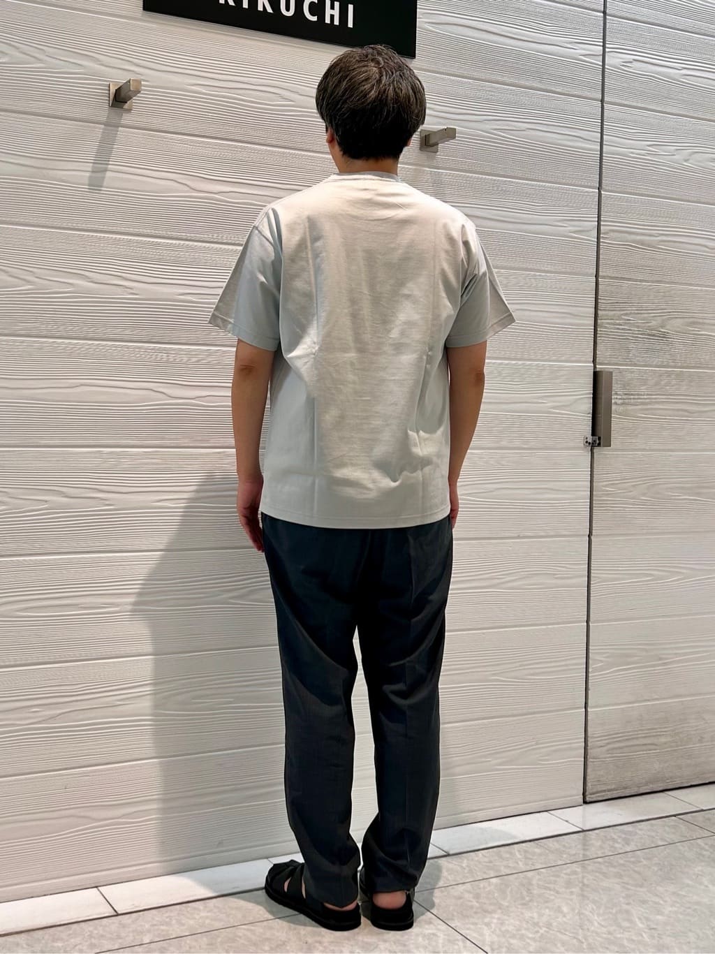すーさんの「TAKEO KIKUCHI｜【尾州織】リネンブレンド メッシュ ジャケット」を使ったコーディネート