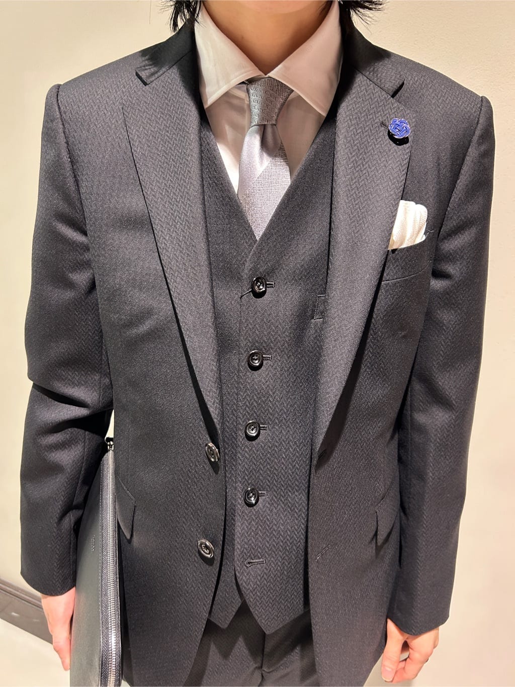 Tightさんの「TAKEO KIKUCHI｜【Made in JAPAN】矢絣（やがすり）スーツ／スリーピース対応」を使ったコーディネート