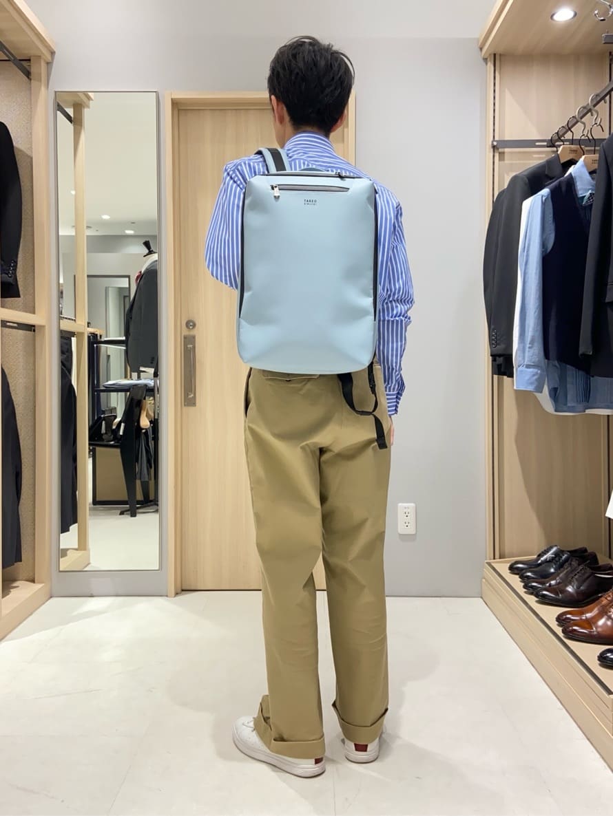 わいずみさんの「TAKEO KIKUCHI｜【抗菌防臭／5サイズ展開】ハイゲージポンチ Tシャツ」を使ったコーディネート