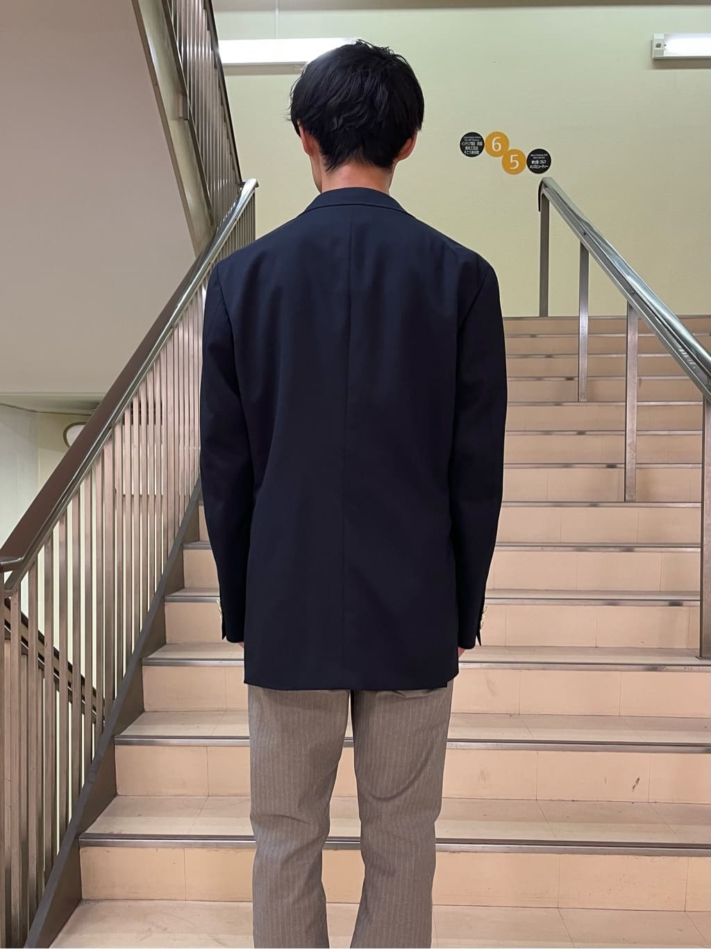 Okdさんの「TAKEO KIKUCHI｜【Made in JAPAN】播州織 ヘリンボン ストレート パンツ」を使ったコーディネート