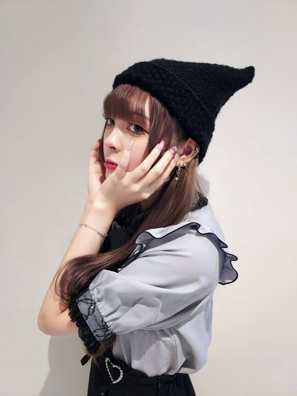 HUANG WEI HSUANさんの「ESPERANZA｜ネコミミニット帽」を使ったコーディネート