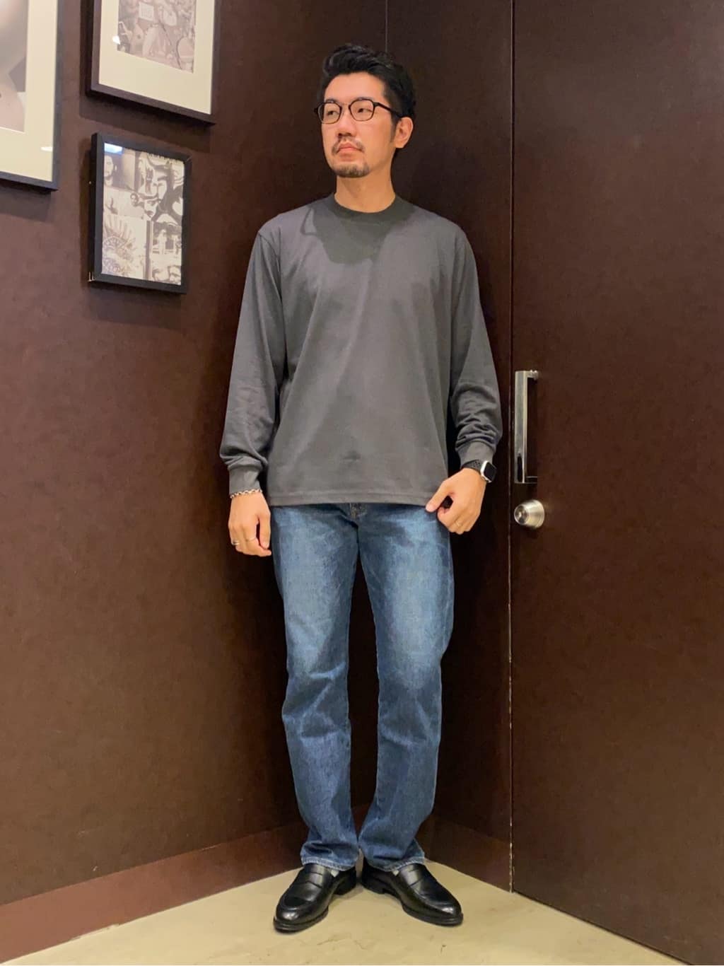 shuheiさんの「TAKEO KIKUCHI｜コインローファー」を使ったコーディネート