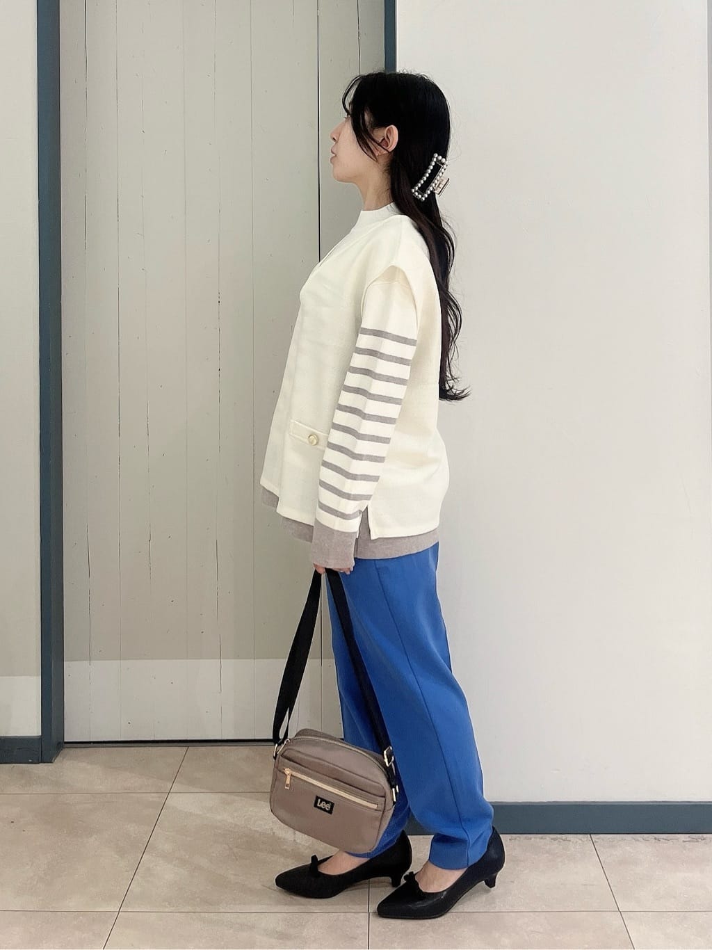 ayanoさんの「grove｜【Lee別注】スクエアショルダー」を使ったコーディネート