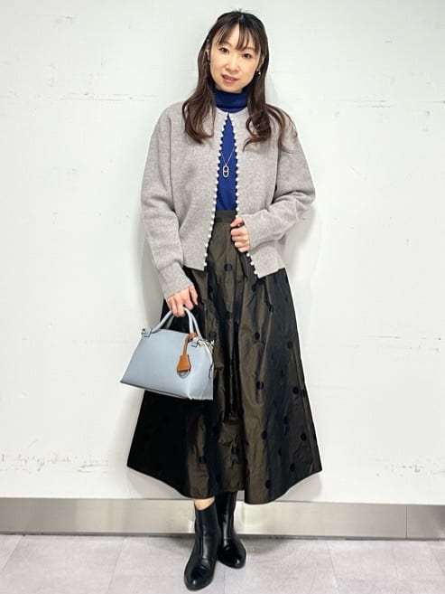 Miwaさんの「UNTITLED｜【日本製／2WAY衿】スタンドカラー ロングコート」を使ったコーディネート