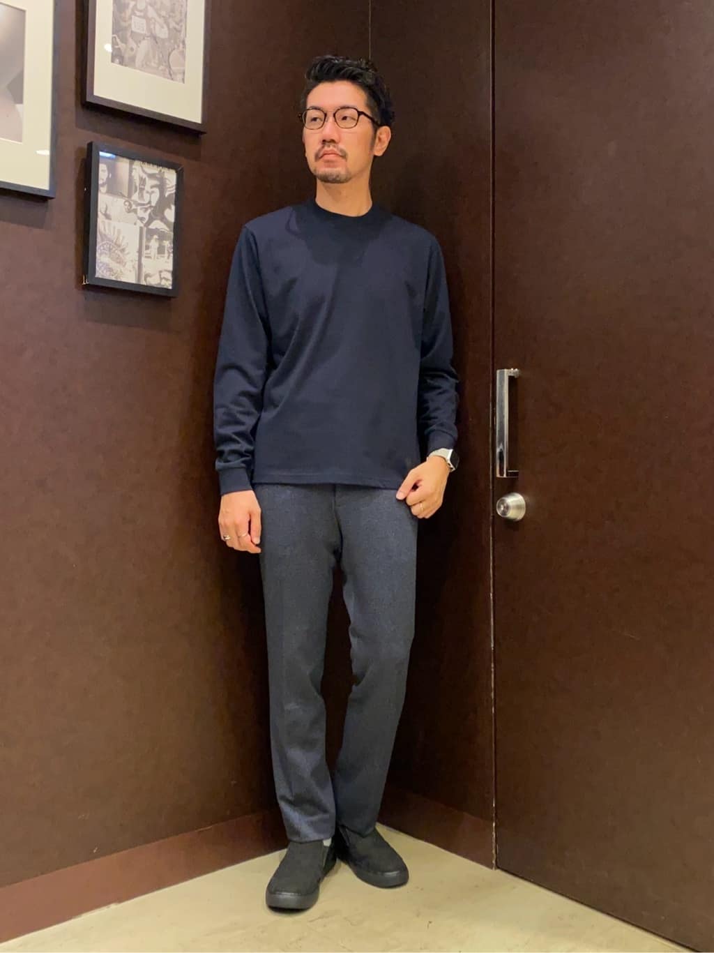 shuheiさんの「TAKEO KIKUCHI｜【抗菌防臭/シーズンレス】シアサッカー ジャージシャツ」を使ったコーディネート