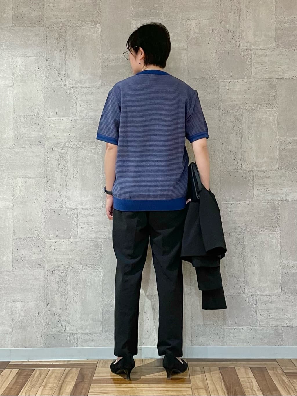 Kudou Cさんの「TAKEO KIKUCHI｜【ベーシック】レザー クラッチバッグ」を使ったコーディネート