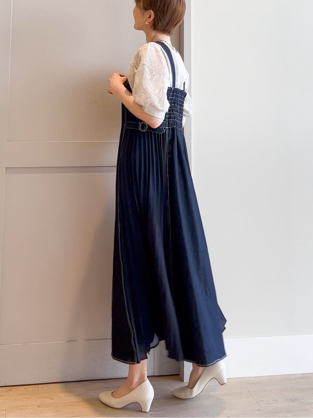 yamakoさんの「grove｜キレイに決まる!脇プリーツジャンドレ」を使ったコーディネート