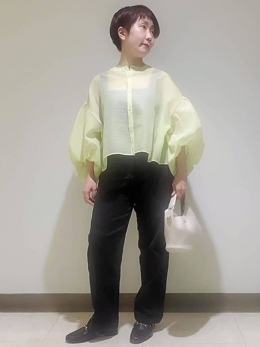 ゆきをさんの「OPAQUE.CLIP｜ワイドストラップキャミソール【洗濯機洗い可】」を使ったコーディネート