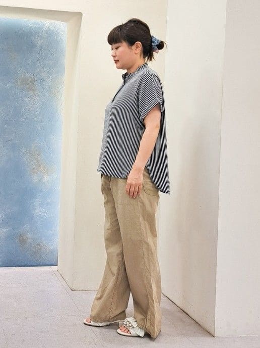 ふるさんの「grove｜＜Lee&times;grove（別注色あり）＞ PAINTER PANTS」を使ったコーディネート