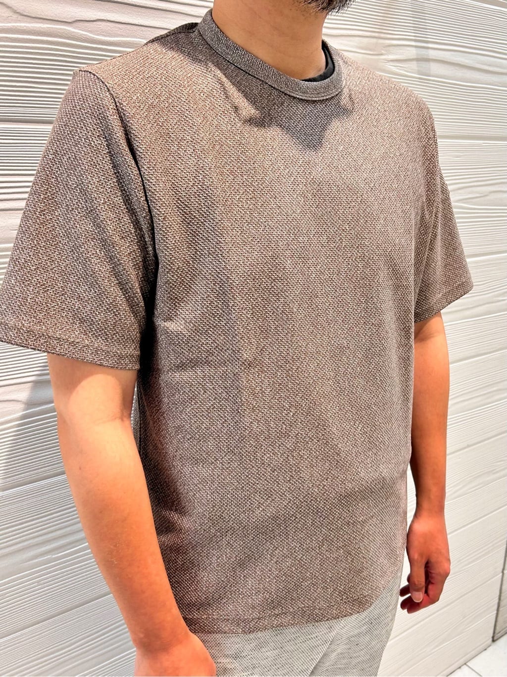 すーさんの「TAKEO KIKUCHI｜【尾州織】リネンブレンド メッシュパンツ」を使ったコーディネート