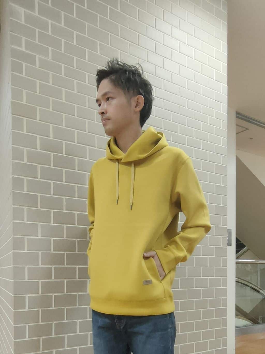 カニぞうさんの「TAKEO KIKUCHI｜【Sサイズ～】エアダン プルオーバー パーカ」を使ったコーディネート