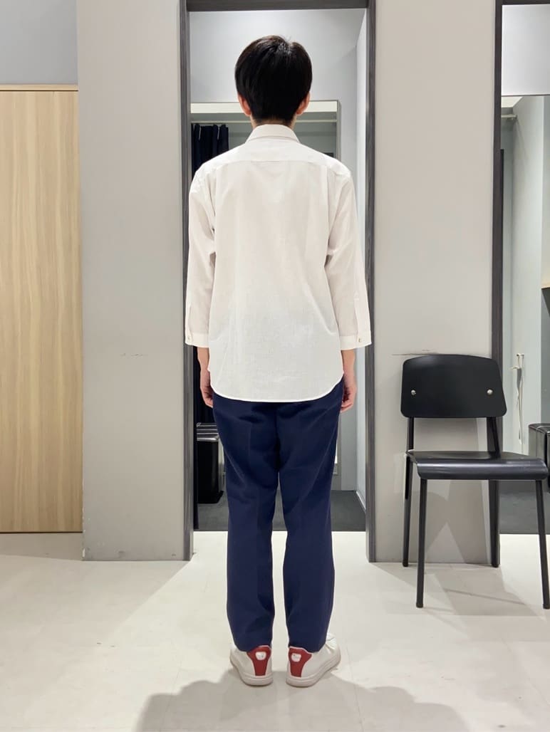 わいずみさんの「TAKEO KIKUCHI｜【尾州織】リネンブレンド メッシュ ジャケット」を使ったコーディネート