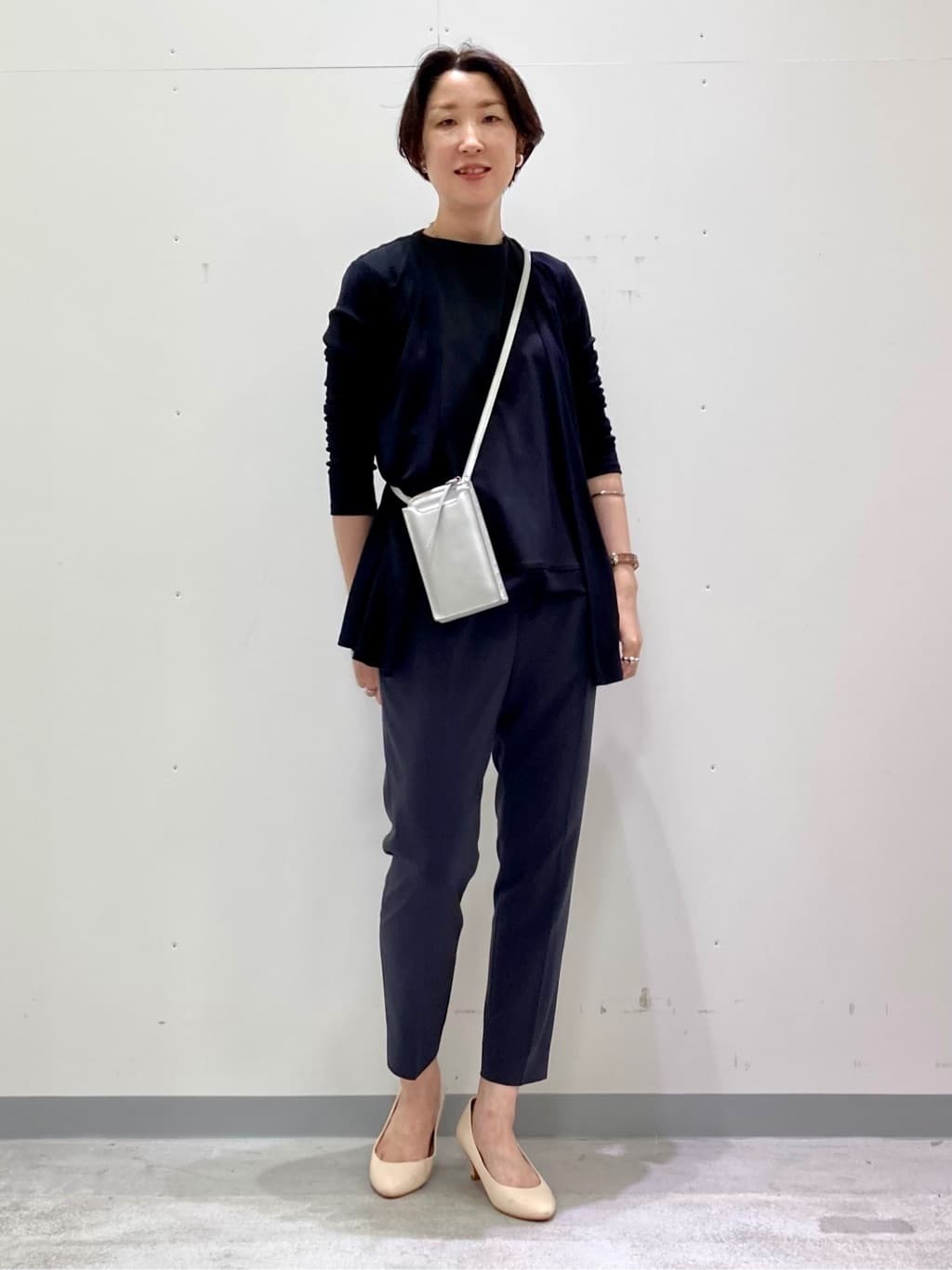 yuriさんの「INDIVI｜【洗える/通勤/UVケア/日本製】ストレッチテーラードジャケット」を使ったコーディネート