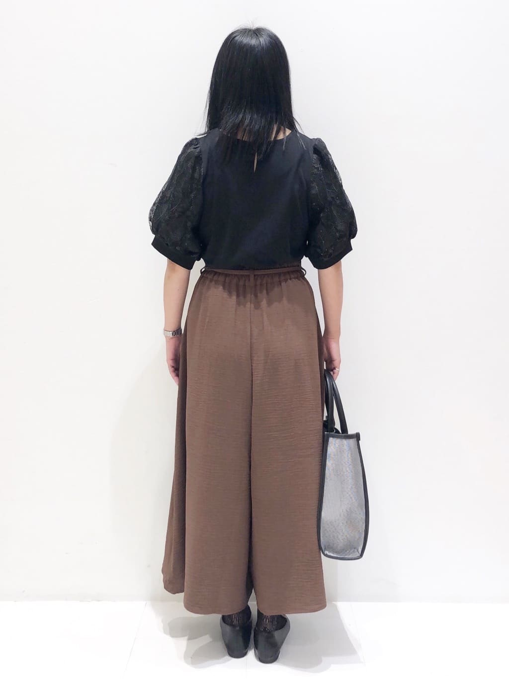ゅぅさんの「grove｜メタルパーツローファーパンプス【晴雨兼用】」を使ったコーディネート