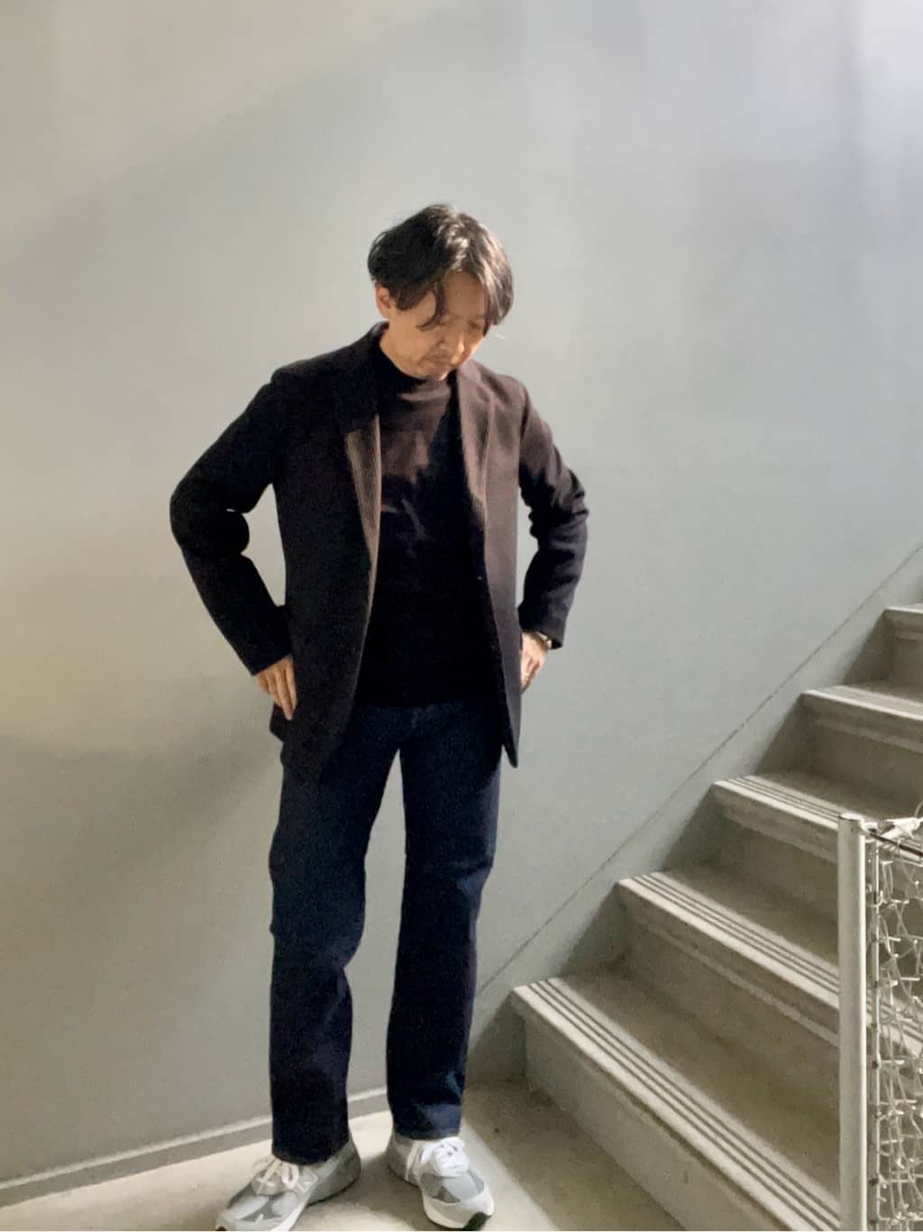 デザイナーTAKEman さんの「TAKEO KIKUCHI｜【抗菌防臭】クロスウィーブ ジャケット」を使ったコーディネート
