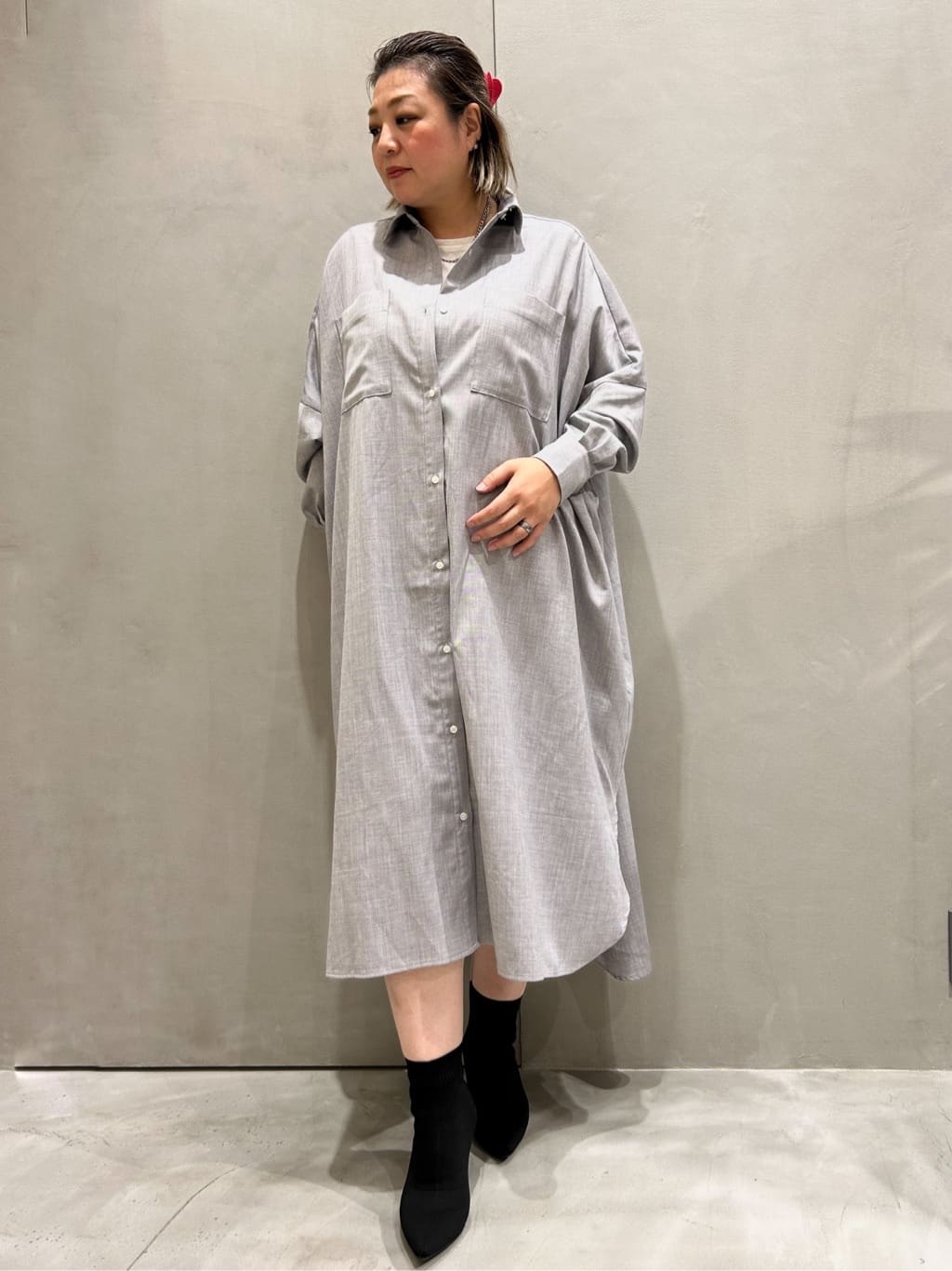 emiさんの「OPAQUE.CLIP｜CONVERSE キャンバス オールスター HI」を使ったコーディネート