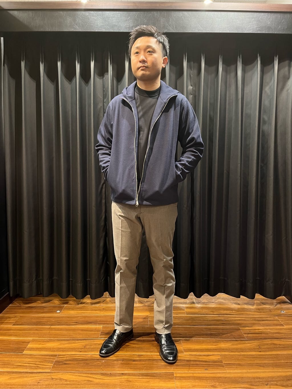 野口武さんの「TAKEO KIKUCHI｜」を使ったコーディネート
