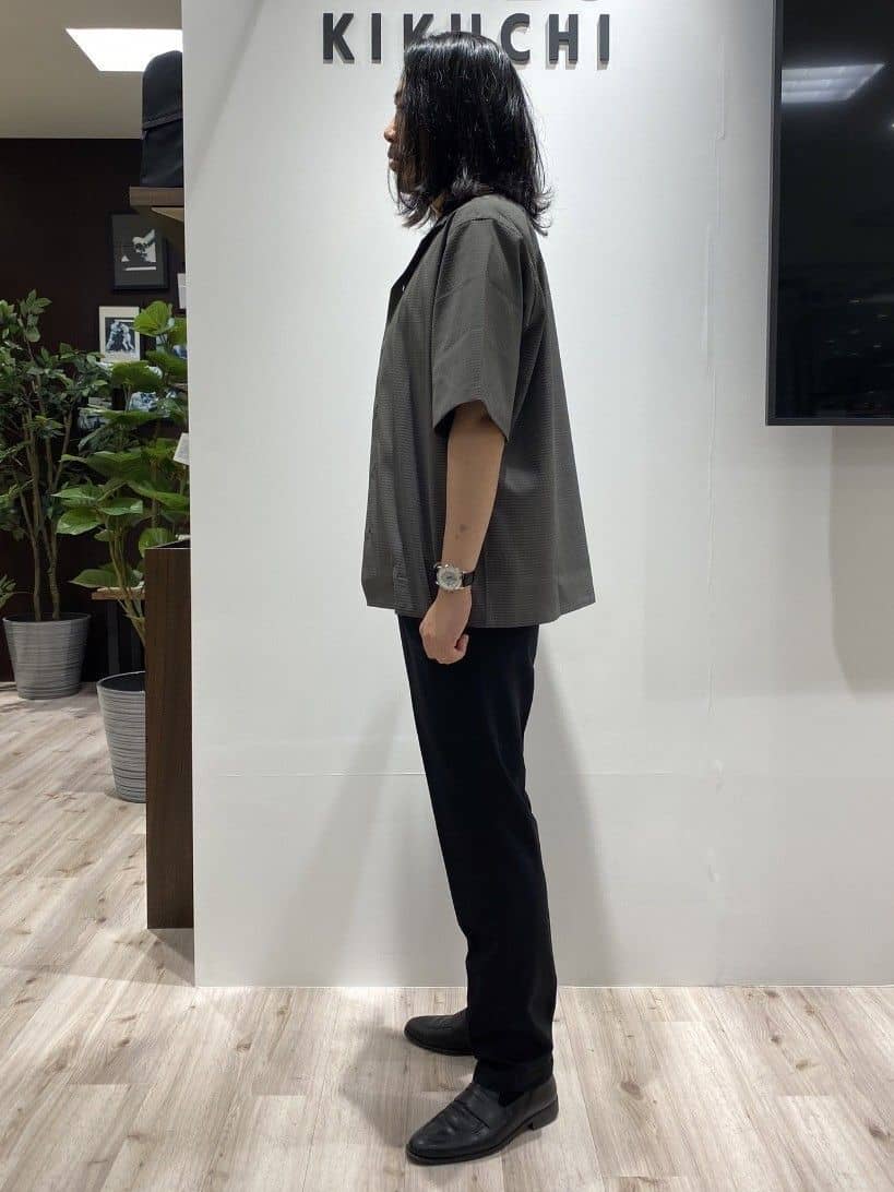 Mr.kさんの「TAKEO KIKUCHI｜【抗菌防臭／5サイズ展開】ハイゲージポンチ Tシャツ」を使ったコーディネート