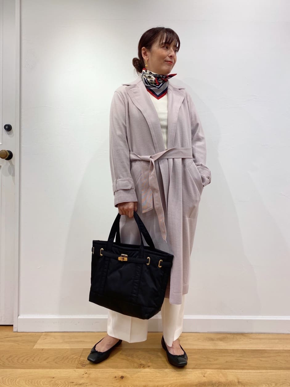 Sawaguchiさんの「DRESSTERIOR｜【STORY11月号掲載】レオパードシルクスカーフ」を使ったコーディネート