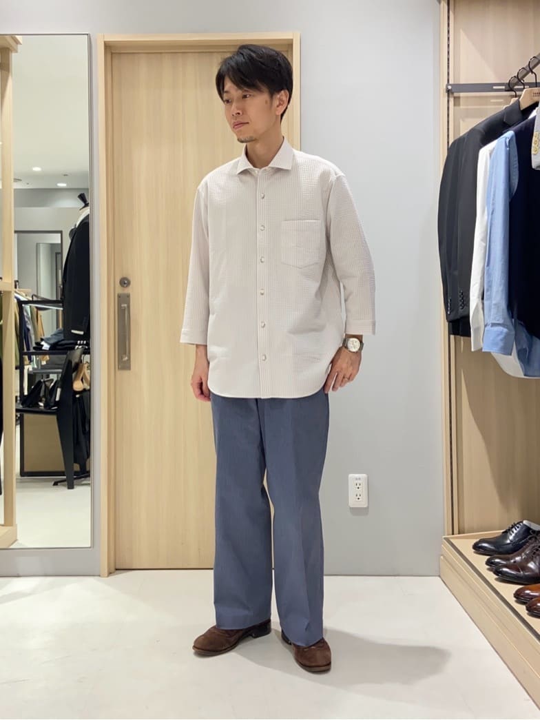 わいずみさんの「TAKEO KIKUCHI｜フルベジタンニンレザー バックパック」を使ったコーディネート