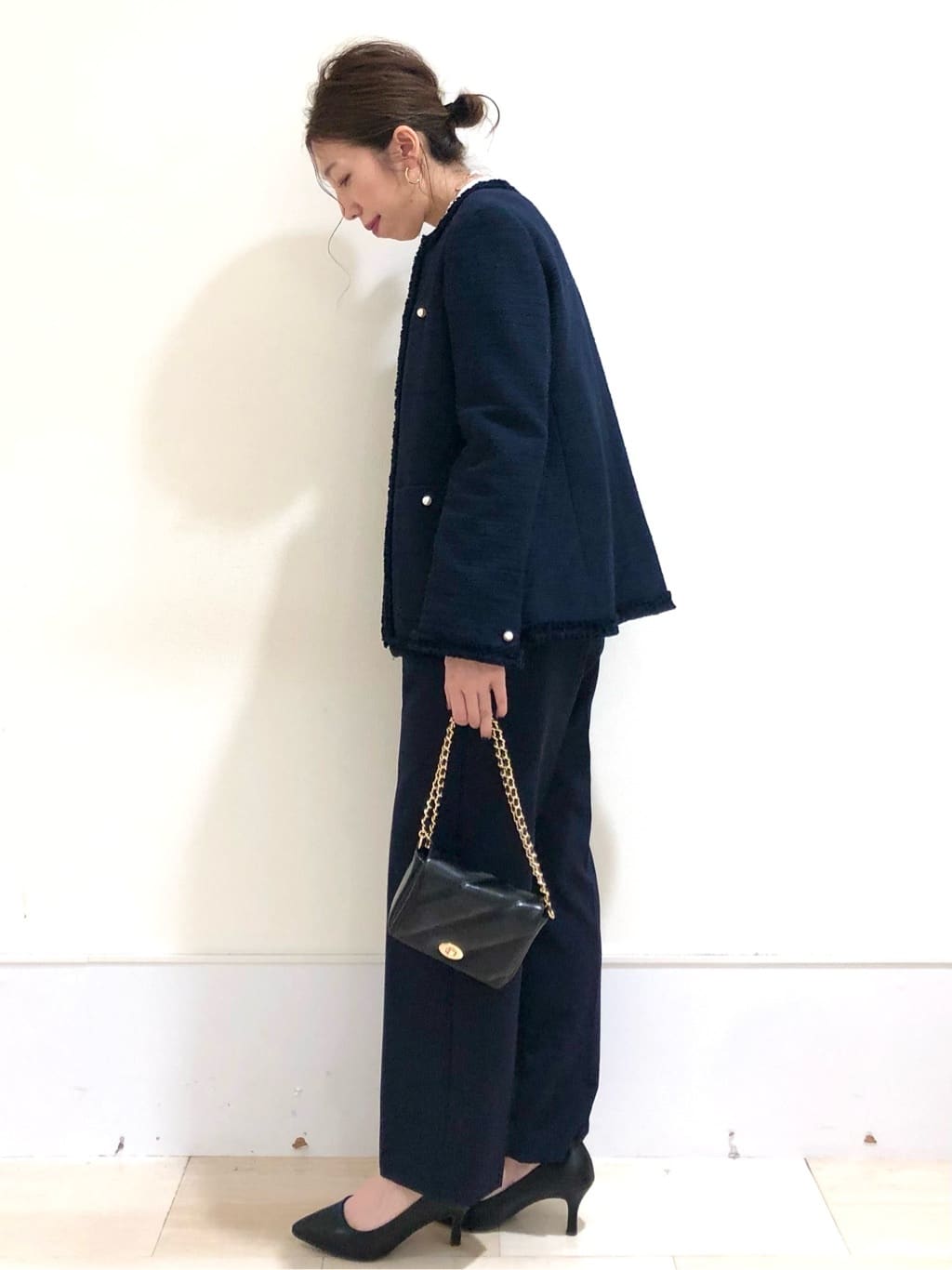 はなさんの「OPAQUE.CLIP｜【抗菌防臭加工/7cmヒール】ベーシックパンプス/通勤対応」を使ったコーディネート