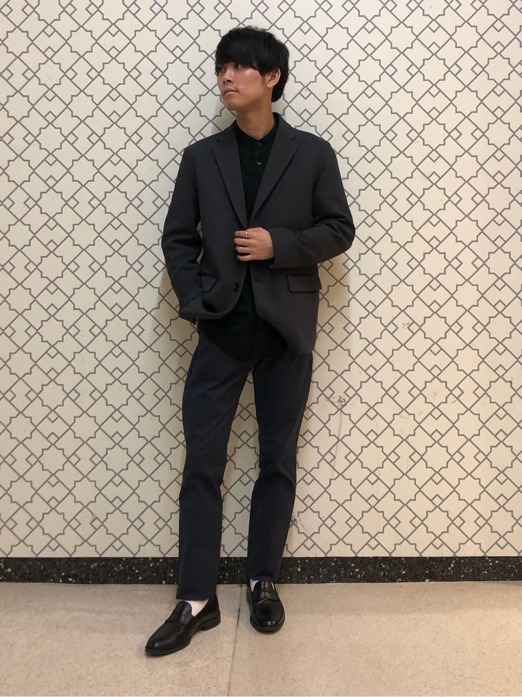 うっちーさんの「TAKEO KIKUCHI｜【抗菌防臭】クロスウィーブ ジャケット」を使ったコーディネート