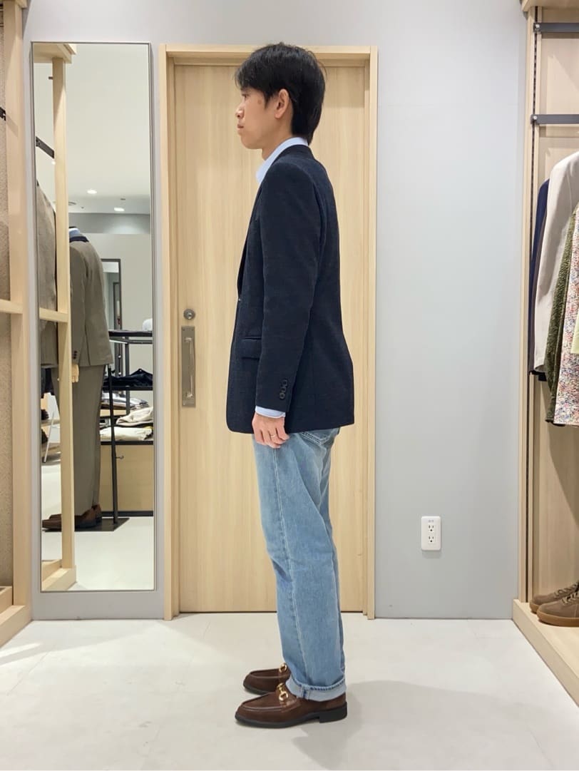 わいずみさんの「TAKEO KIKUCHI｜【Made in JAPAN】ドビーストライプ ドレス シャツ」を使ったコーディネート