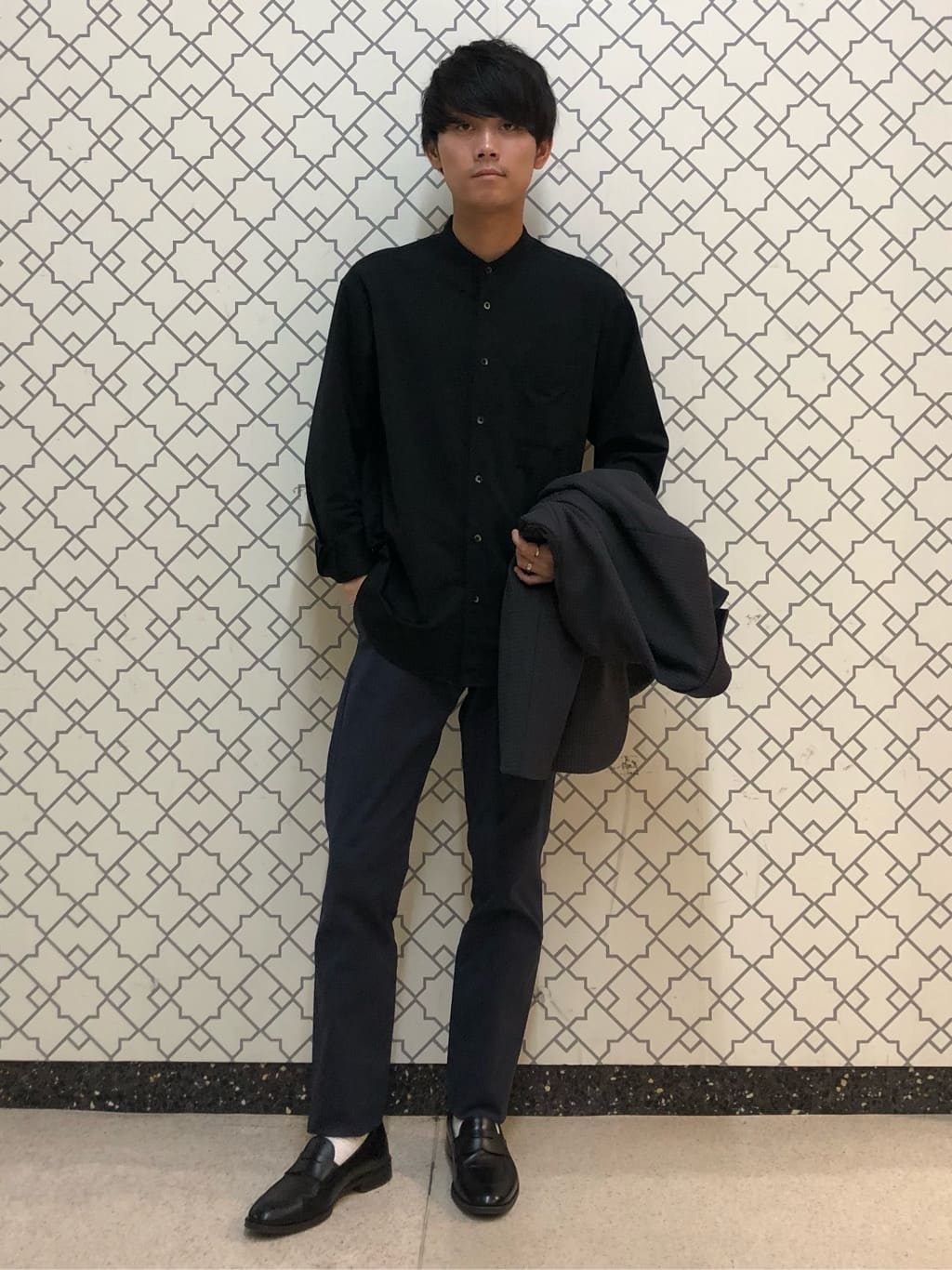 うっちーさんの「TAKEO KIKUCHI｜【抗菌防臭】クロスウィーブ ジャケット」を使ったコーディネート