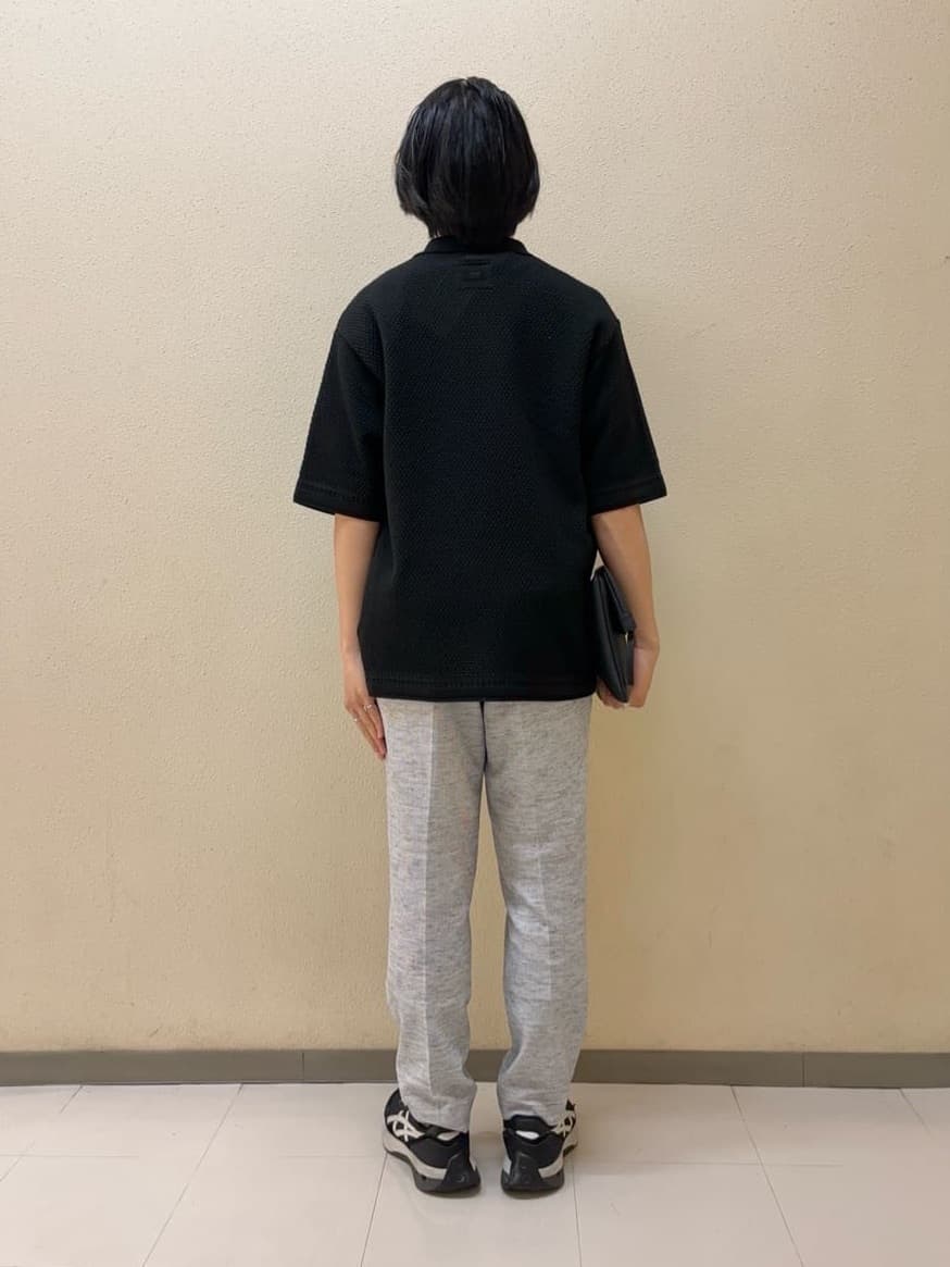 及川さんの「TAKEO KIKUCHI｜【抗菌防臭／5サイズ展開】ハイゲージポンチ Tシャツ」を使ったコーディネート