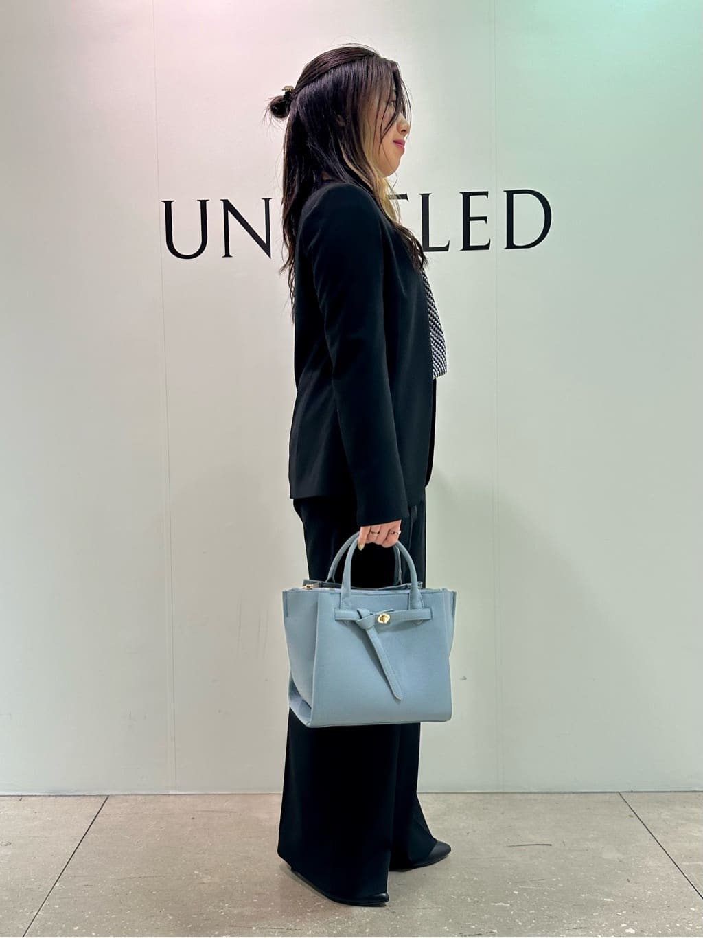 nattunさんの「UNTITLED｜【定番スーツ/洗える/UVケア】ストレッチノーカラージャケット」を使ったコーディネート